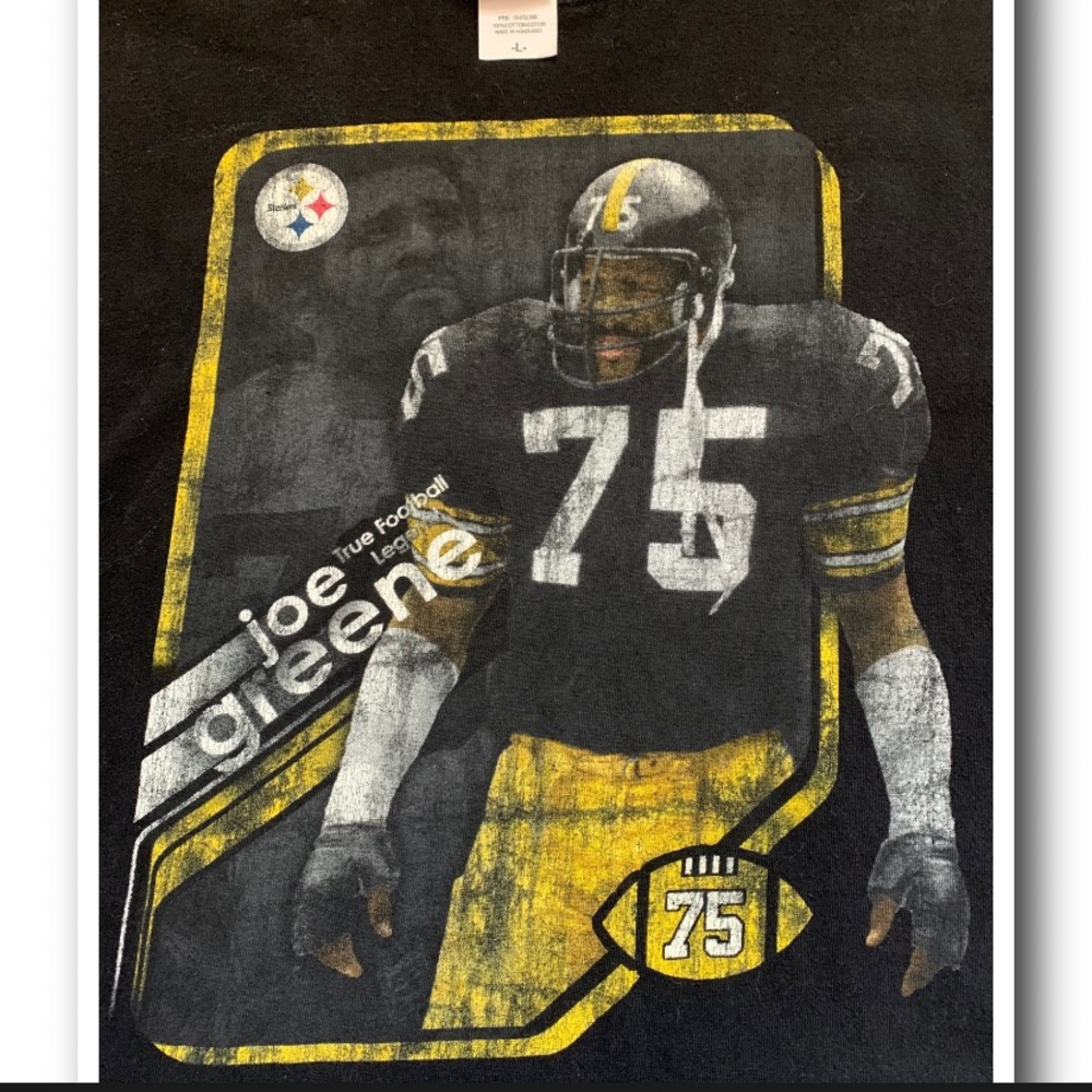 🖤💛 Vintage Joe Greene True Football Hero 🏈 {NFL} Steelers Joe Greene 75